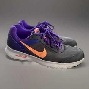 Nike Air Relentless Running Shoes‎ Athletic Purple Orange Gray Women's 7.5